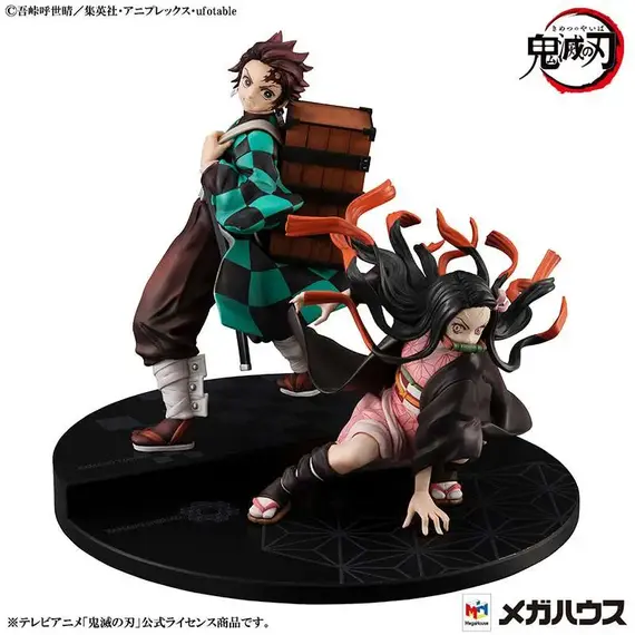 Zestaw 2 figurek Demon Slayer: Kimetsu no Yaiba Precious G.E.M. Series - Kamado Siblings