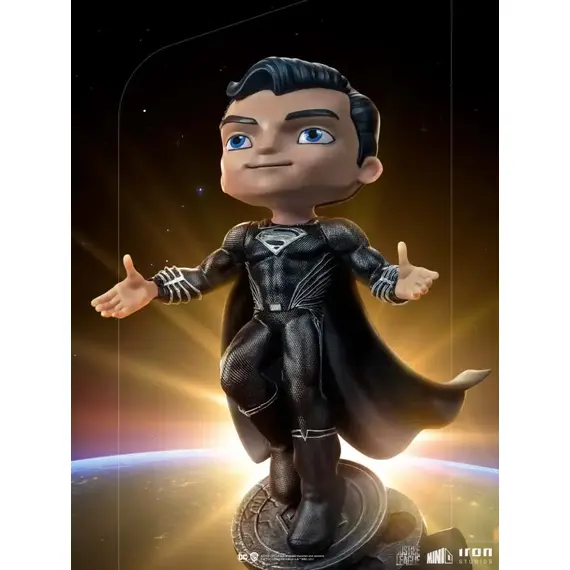 Figurka Zack Snyder's Justice League Mini Co. - Superman (Black Suit)