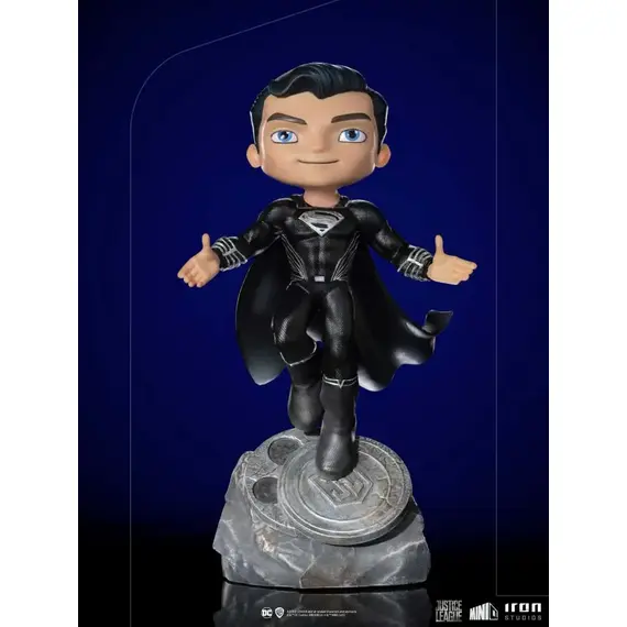 Figurka Zack Snyder's Justice League Mini Co. - Superman (Black Suit)- Zdjęcie 2