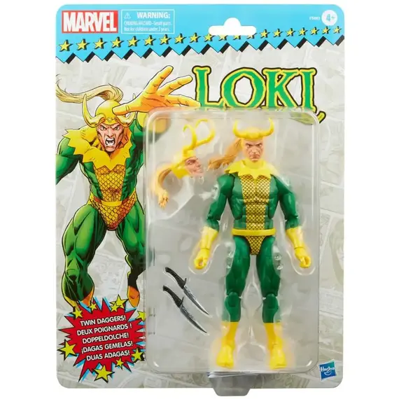 Figurka Marvel Legends Retro Collection - Loki (2022)- Zdjęcie 2