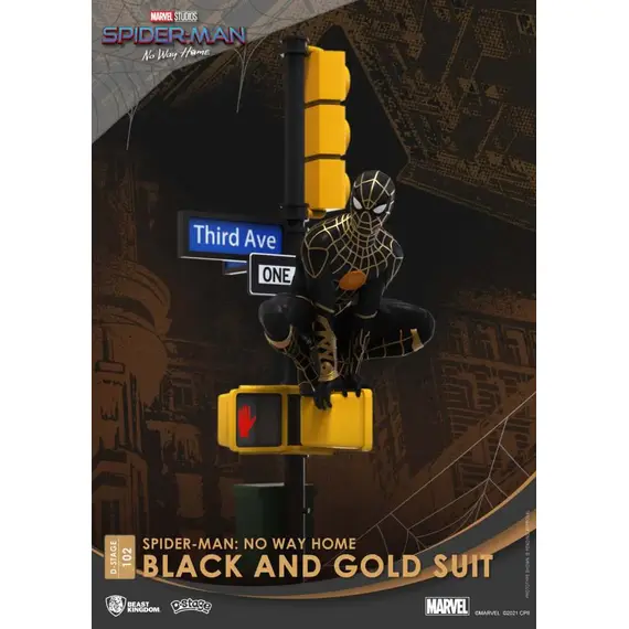 Figurka Marvel Spider-Man: No Way Home D-Stage - Spider-Man (Black and Gold Suit)