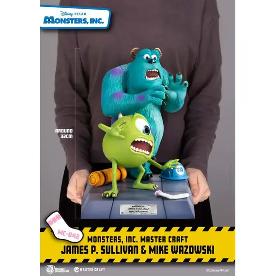 Figurka Potwory i spółka Master Craft - James P. Sullivan & Mike Wazowski- Zdjęcie 5