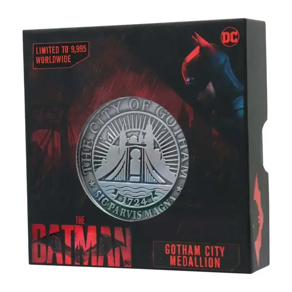 Limitowany medalion DC Comics The Batman - Gotham City- Zdjęcie 3