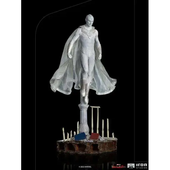 Figurka WandaVision BDS Art Scale 1/10 - White Vision- Zdjęcie 3
