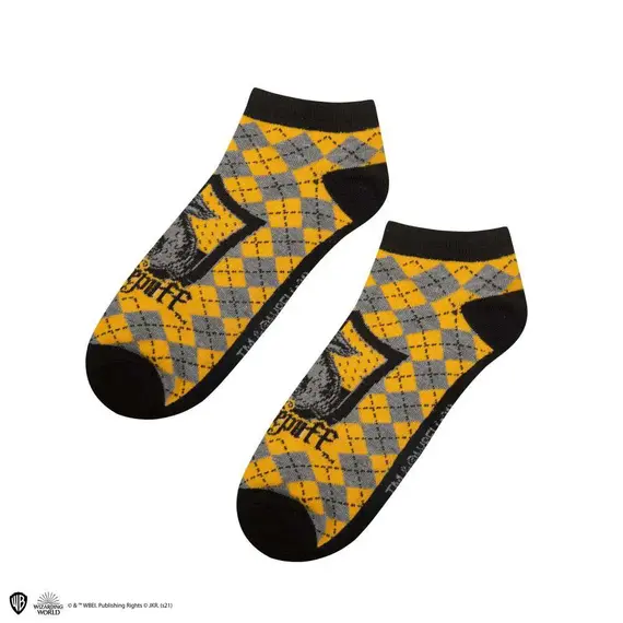 Zestaw 3 par skarpet do kostek Harry Potter - Hufflepuff- Zdjęcie 4