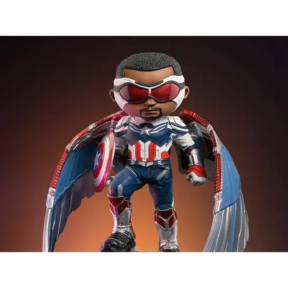 Figurka Marvel The Falcon & The Winter Soldier Mini Co. - Captain America (Sam Wilson)- Zdjęcie 5