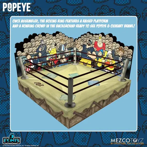 Zestaw 2 figurek Popeye 5 Points - Popeye, Oxheart with Boxing Ring- Zdjęcie 3