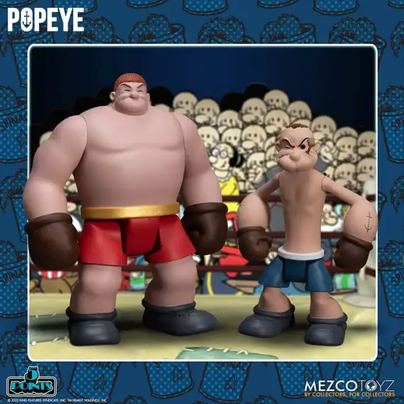 Zestaw 2 figurek Popeye 5 Points - Popeye, Oxheart with Boxing Ring