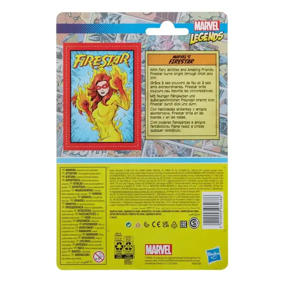 Figurka Marvel Legends Retro - Firestar- Zdjęcie 3