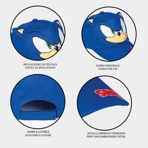Czapka z daszkiem Sonic the Hedgehog- Zdjęcie 4