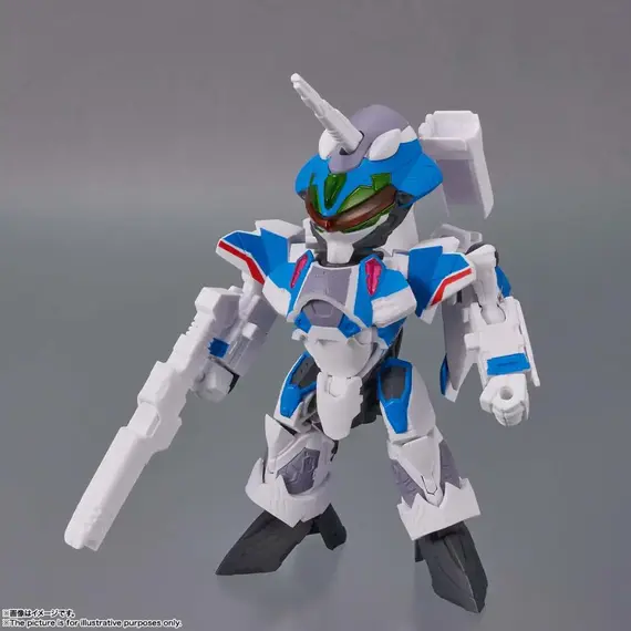 Zestaw 2 figurek Macross Delta Tiny Session - VF-31J Siegfried Hayate Immelmann Custom & Freyja Wion- Zdjęcie 2