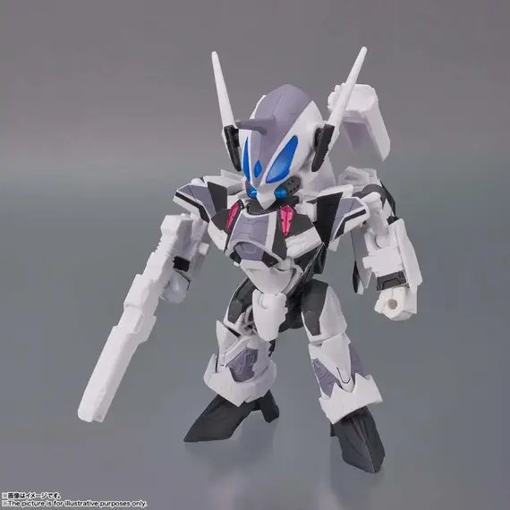Zestaw 2 figurek Macross Delta Tiny Session - VF-31F Siegfried Messer Ihlefeld Custom & Kaname Buccaneer- Zdjęcie 3