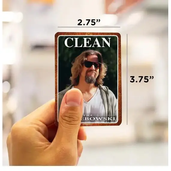 Magnes dwustronny Big Lebowski- Zdjęcie 3