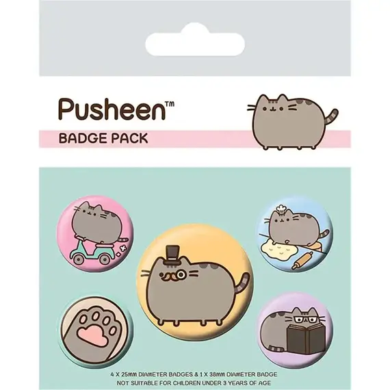 Przypinki Pusheen Fancy (5 szt.)