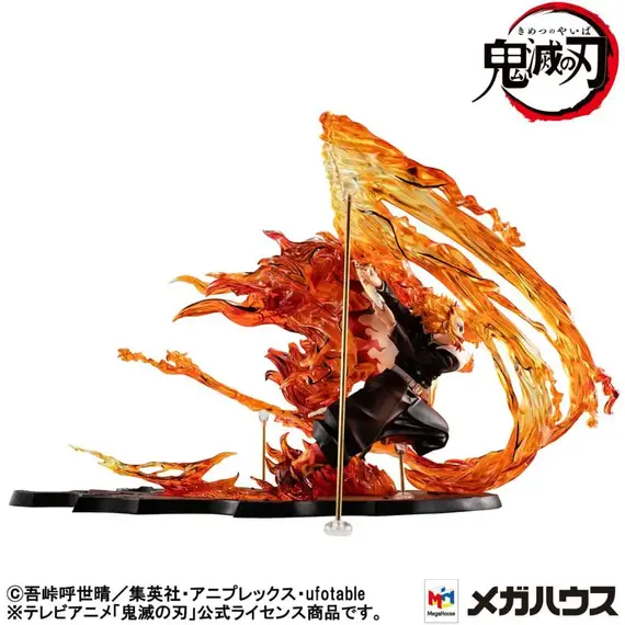 Figurka Demon Slayer: Kimetsu no Yaiba Precious G.E.M. Series - Kyojuro Rengoku Flame Breathing Fifth Form "Flame Tiger"- Zdjęcie 3