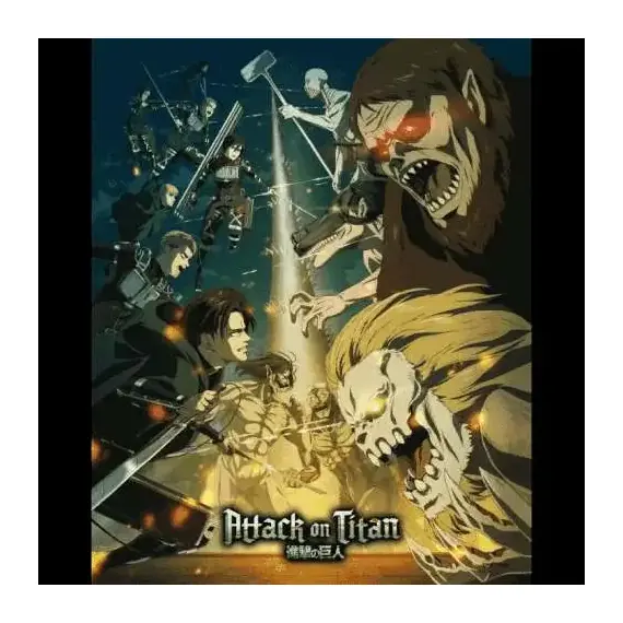 Plakat soczewkowy 3D Attack on Titan