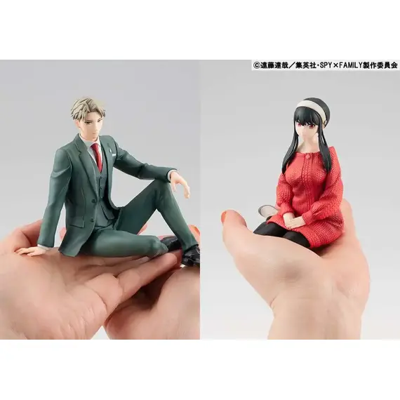 Zestaw 2 figurek Spy x Family G.E.M. Palm Size - Loid & Yor Forger (z bonusem)