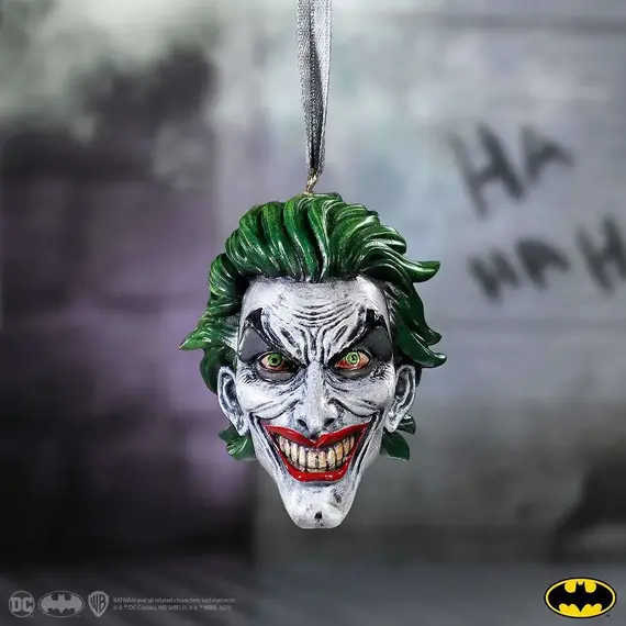 Ozdoba świąteczna DC Comics - Głowa Jokera
