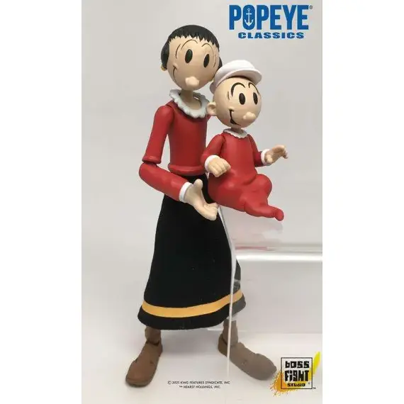 Figurka Popeye 1/12 - Olive Oyl with Swee' Pea