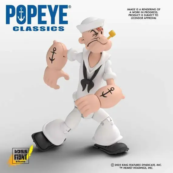 Figurka Popeye 1/12 - Popeye (White Suit)- Zdjęcie 2