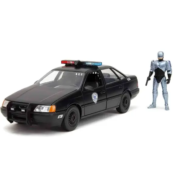 Model samochodu RoboCop 1/24 - OCP Ford Taurus 1986 (wraz z figurką RoboCop)