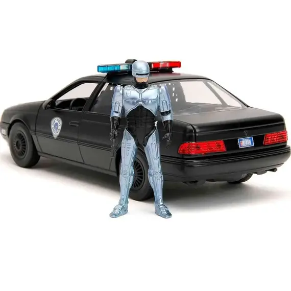 Model samochodu RoboCop 1/24 - OCP Ford Taurus 1986 (wraz z figurką RoboCop)- Zdjęcie 2