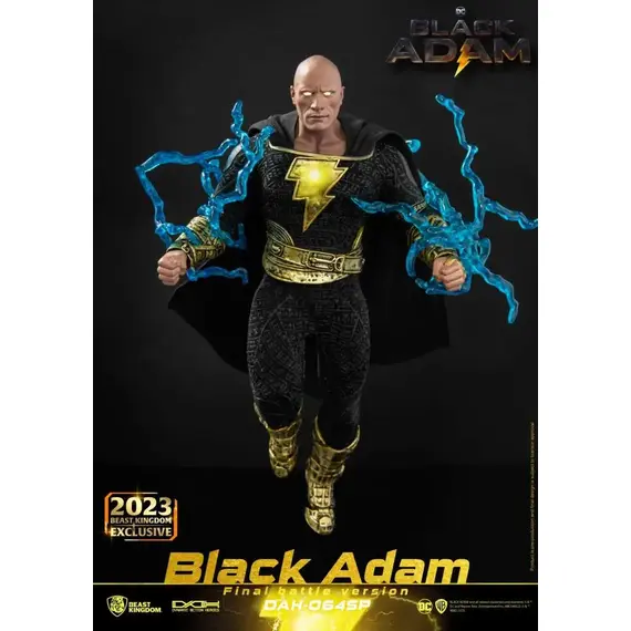 Figurka DC Comics Black Adam (2022) Dynamic 8ction Heroes - Black Adam (Final Battle Ver.)- Zdjęcie 4