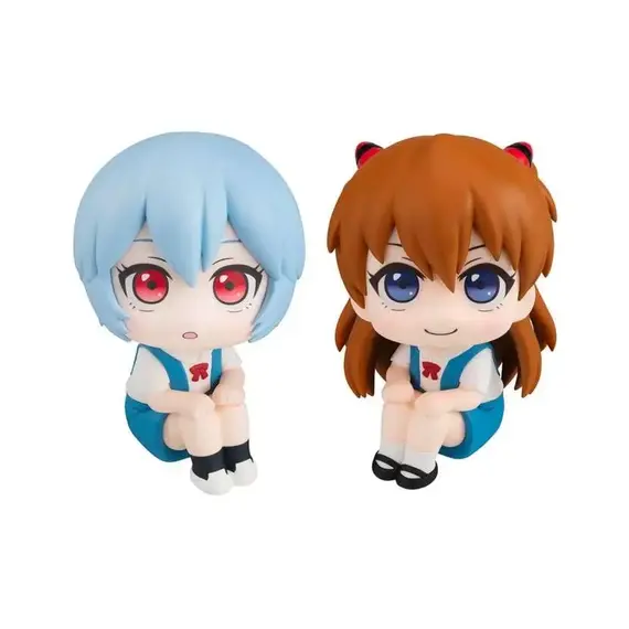 Zestaw 2 figurek Evangelion: 3.0+1.0 Thrice Upon a Time Look Up - Rei Ayanami & Shikinami Asuka Langley (z bonusem)- Zdjęcie 3
