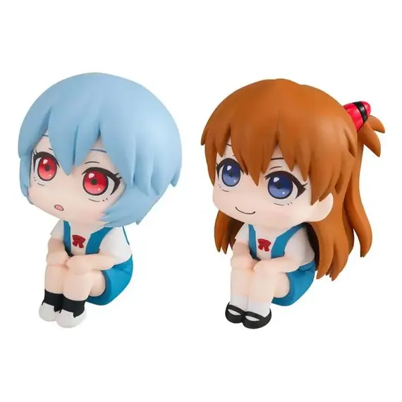 Zestaw 2 figurek Evangelion: 3.0+1.0 Thrice Upon a Time Look Up - Rei Ayanami & Shikinami Asuka Langley (z bonusem)- Zdjęcie 2