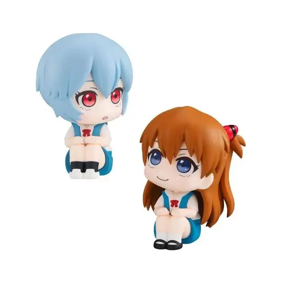 Zestaw 2 figurek Evangelion: 3.0+1.0 Thrice Upon a Time Look Up - Rei Ayanami & Shikinami Asuka Langley (z bonusem)- Zdjęcie 4