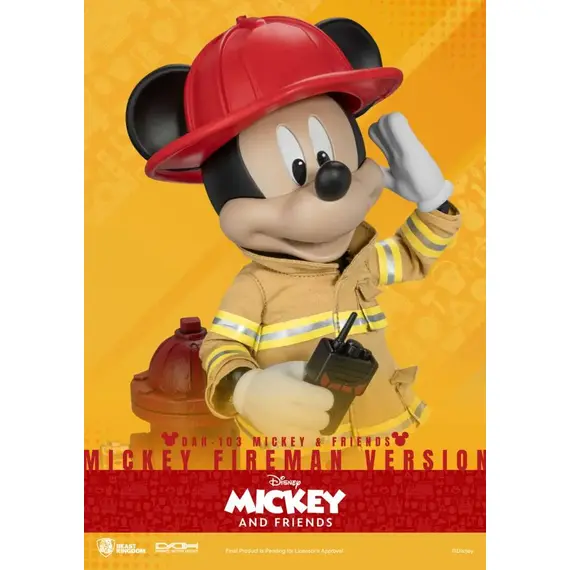 Figurka Disney Mickey & Friends Dynamic 8ction Heroes - Mickey (Fireman Ver.)