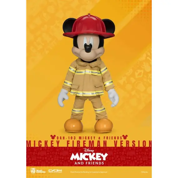 Figurka Disney Mickey & Friends Dynamic 8ction Heroes - Mickey (Fireman Ver.)- Zdjęcie 2
