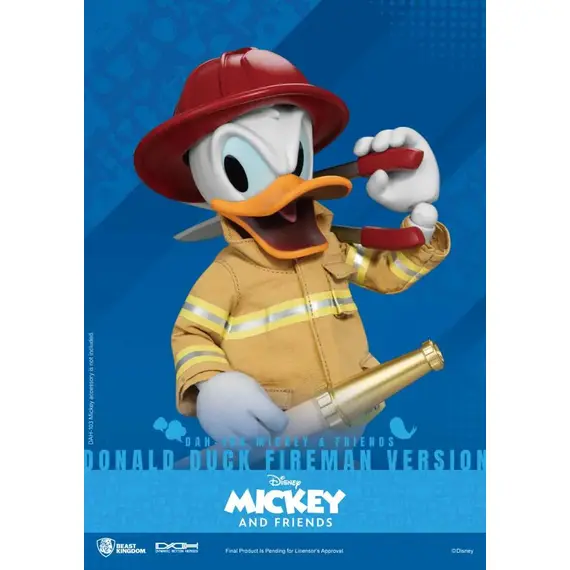 Figurka Disney Mickey & Friends Dynamic 8ction Heroes - Donald Duck (Fireman Ver.)