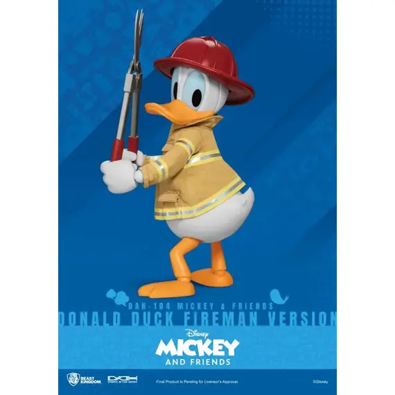Figurka Disney Mickey & Friends Dynamic 8ction Heroes - Donald Duck (Fireman Ver.)- Zdjęcie 2