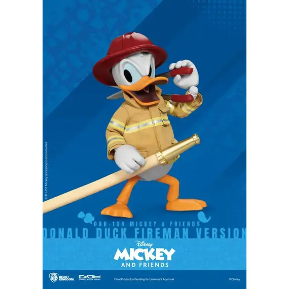 Figurka Disney Mickey & Friends Dynamic 8ction Heroes - Donald Duck (Fireman Ver.)- Zdjęcie 3