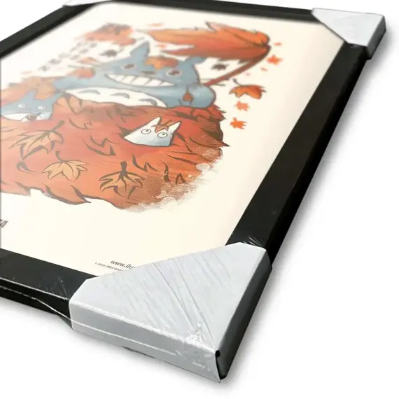 Plakat w ramie My Neighbor Totoro Ilustrata Autumn (30 x 40 cm)- Zdjęcie 3