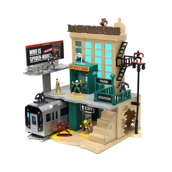 Diorama Marvel Spider-Man Nano Scene - Daily Bugle- Zdjęcie 2