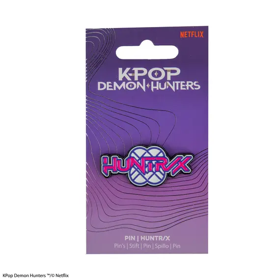 Przypinka KPop Demon Hunters - Huntr/X Logo- Zdjęcie 3