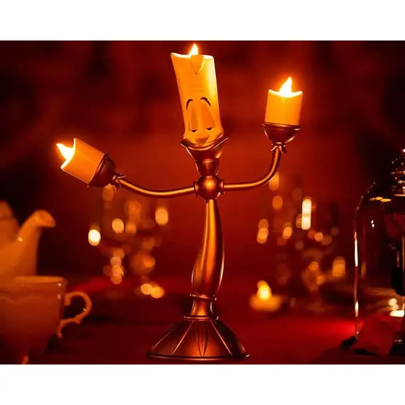 Lampka 3D Disney Piękna i Bestia - Lumiere- Zdjęcie 3