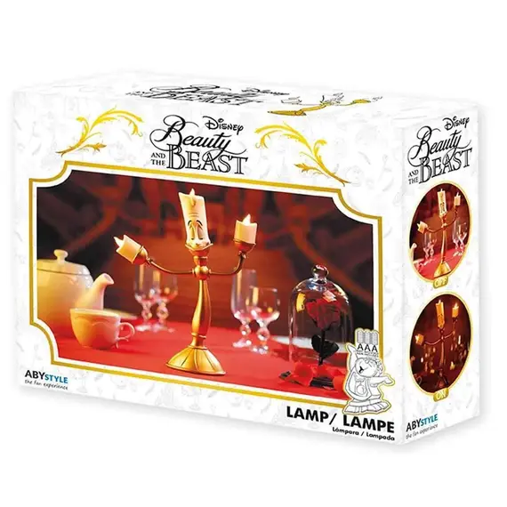 Lampka 3D Disney Piękna i Bestia - Lumiere- Zdjęcie 2