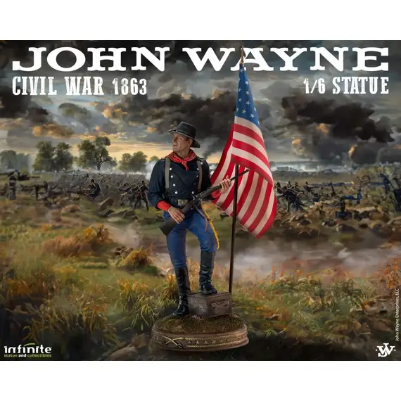Figurka Konnica (The Horse Soldiers) 1/6 - John Wayne (Civil War 1863)- Zdjęcie 4