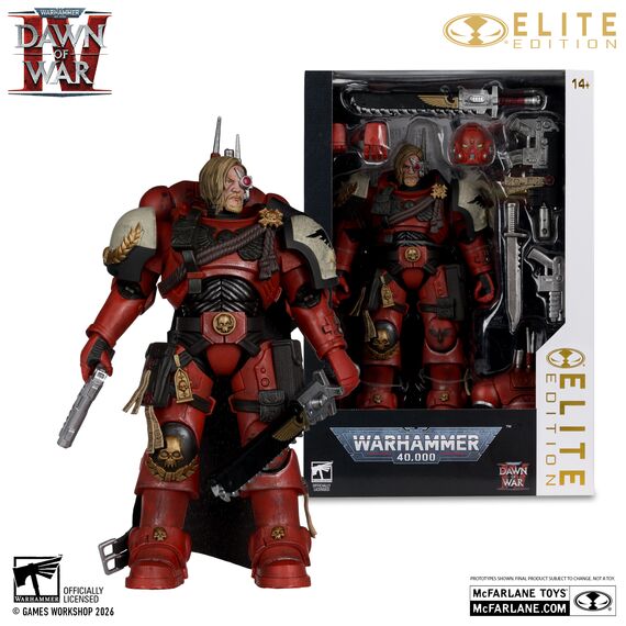 Figurka Warhammer 40k: Dawn of War IV McFarlane Elite Edition - Captain Cyrus