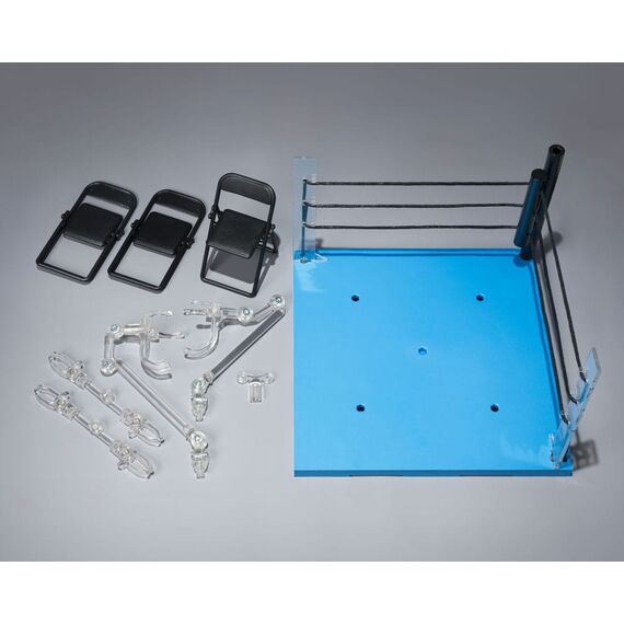 Akcesoria do figurek Tamashii Stage S.H. Figuarts - Act Ring Corner (Neutral Corner) & Folding Chair Set- Zdjęcie 2