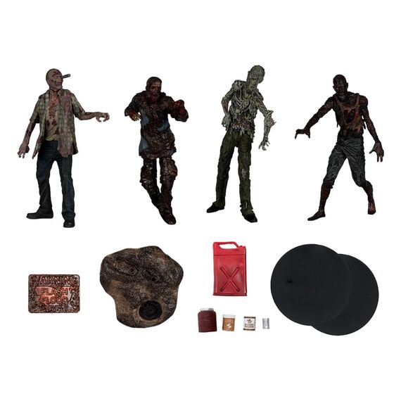 Zestaw 4 figurek The Walking Dead - Walkers- Zdjęcie 2