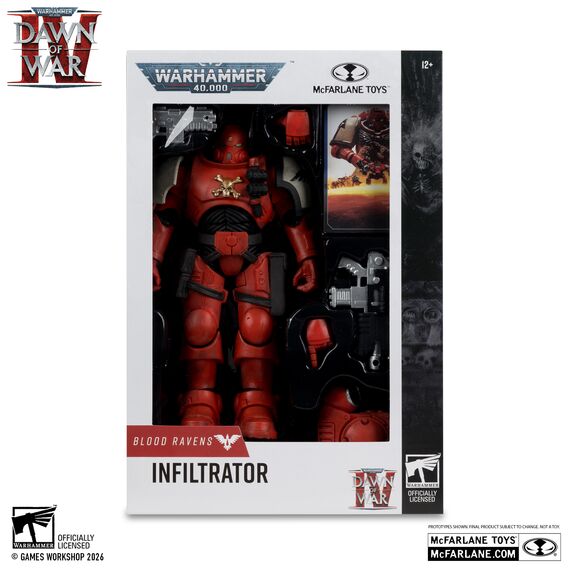 Figurka Warhammer 40k: Dawn of War IV - Blood Ravens Infiltrator- Zdjęcie 7