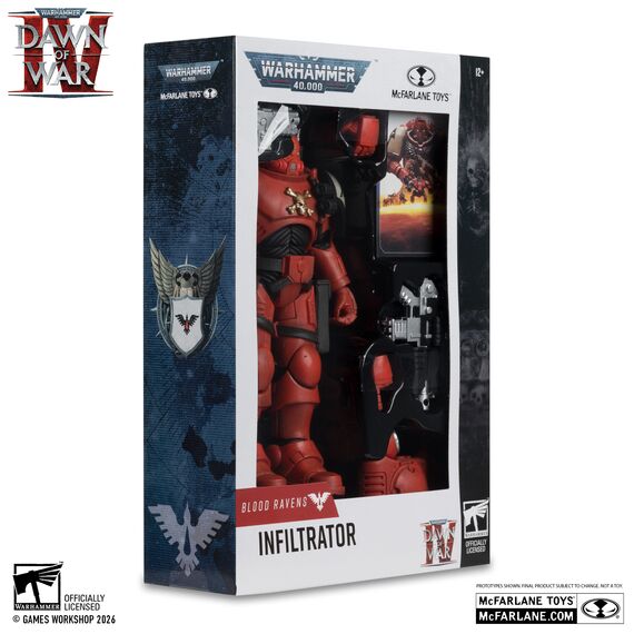 Figurka Warhammer 40k: Dawn of War IV - Blood Ravens Infiltrator- Zdjęcie 8