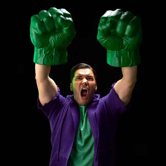 Replika elektroniczna Marvel Legends (The Incredible Hulk) 1/1 - Pięści Hulka- Zdjęcie 5