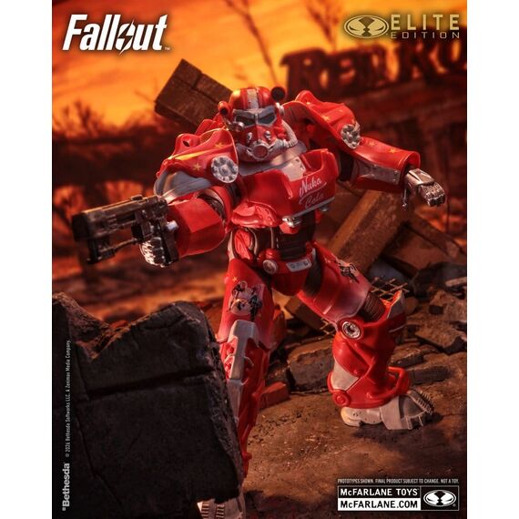 Figurka Fallout 76 McFarlane Elite Edition - Nuka Cola T-60 (Gold Label)- Zdjęcie 10