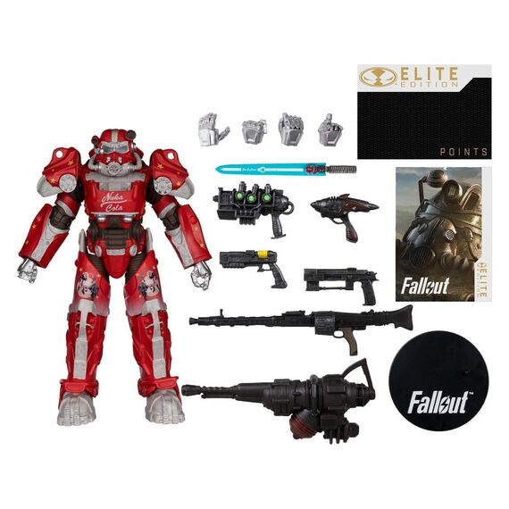 Figurka Fallout 76 McFarlane Elite Edition - Nuka Cola T-60 (Gold Label)- Zdjęcie 6