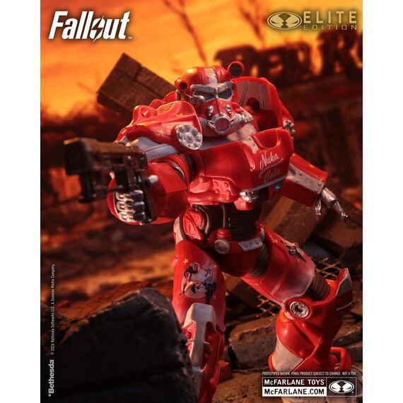 Figurka Fallout 76 McFarlane Elite Edition - Nuka Cola T-60 (Gold Label)- Zdjęcie 11